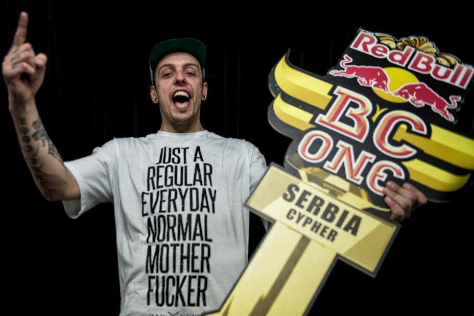 Red Bull BC One Cypher in Belgrade, Serbia on March 28, 2014.